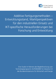 Cover Additive Fertigungsmethoden (2016)