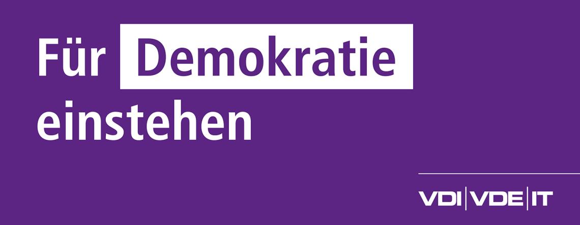 Für Demokratie einstehen