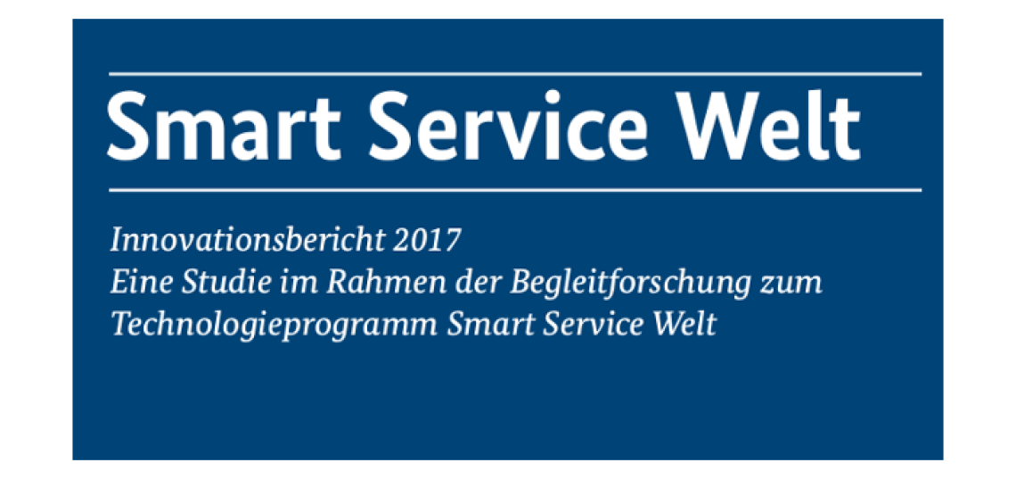 Deckblatt Smart Service Welt Innovationsbericht 2017 Deckblatt Smart Service Welt Innovationsbericht 2017