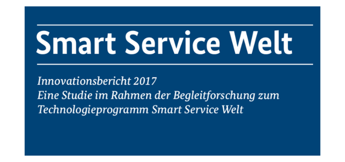 Deckblatt Smart Service Welt Innovationsbericht 2017