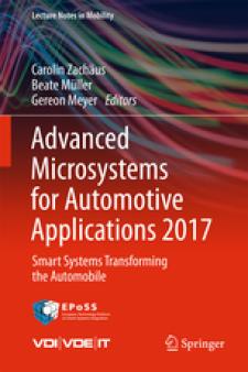 Cover Advanced Microsystems for Automotive Applications 2017