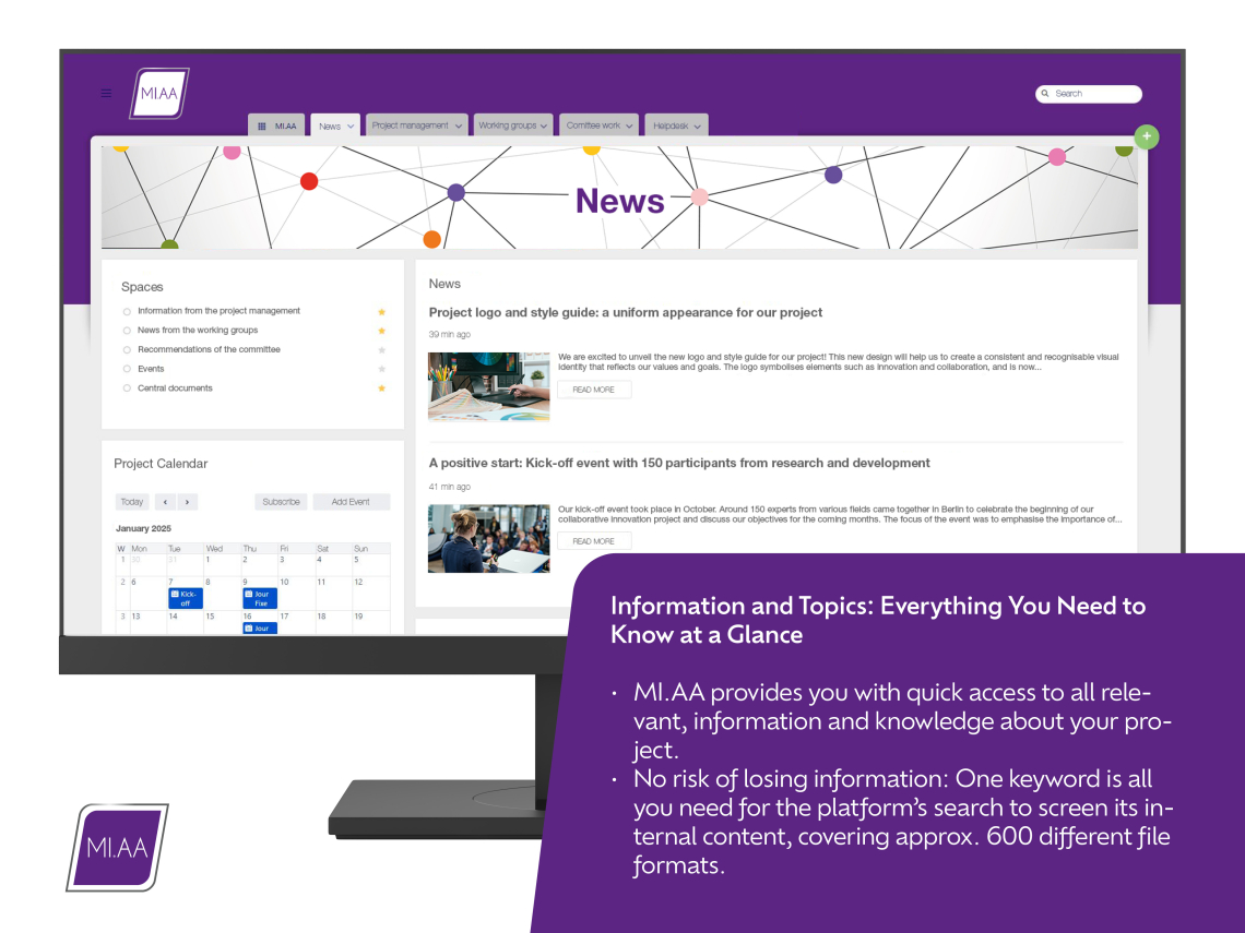 MI.AA: Information and topics - All the essentials at a glance