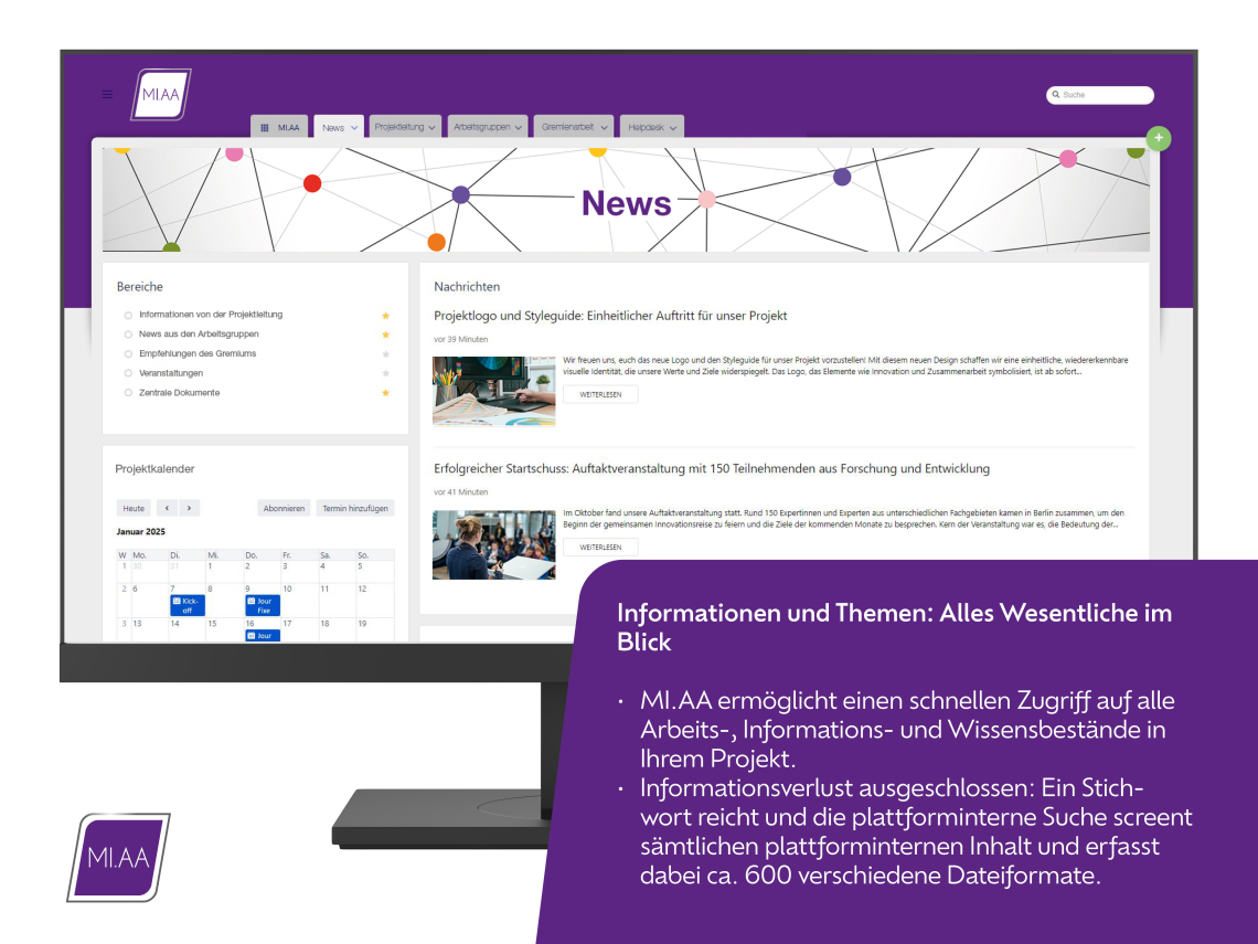 MI.AA: Informationen und Themen - Alles Wesentliche im Blick