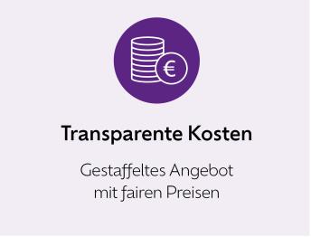 MI.AA: Transparente Kosten