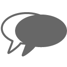 Icon Sprechblasen Icon Sprechblasen