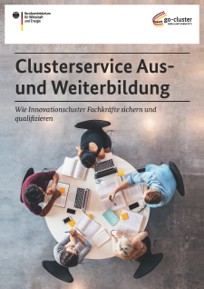 Cover der Broschüre Clusterservice Aus- und Weiterbildung