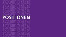 Das Wort "Positionen" ist mehrmals zu lesen.